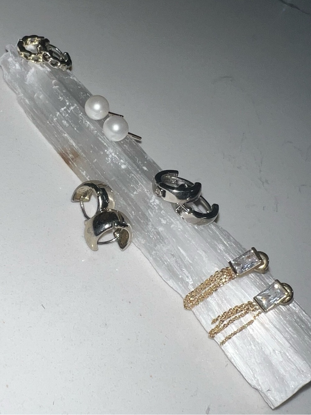 Mixed Gold and Silver 5 Pack Set of Earrings - Everyday Stack Women’s Jewelry